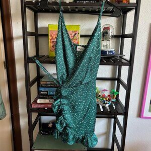 My Girl Small Polka Dotted Wrap Dress